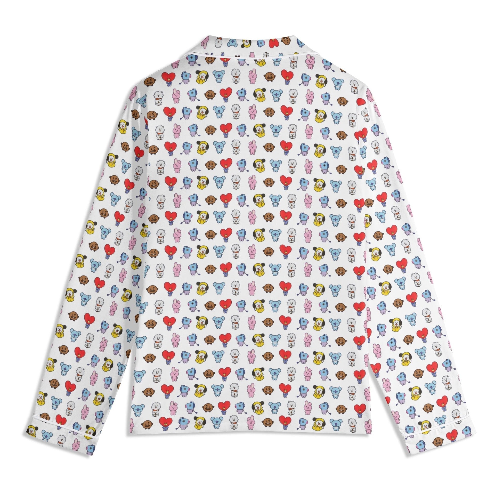 BT21 Unisex Long Sleeve Adult PJs - Immediate Shipping! Size XL - Beyond The Shoppe