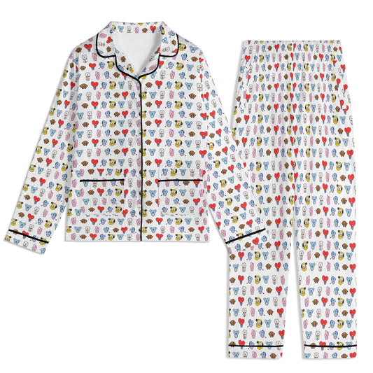 BT21 Unisex Long Sleeve Adult PJs - Immediate Shipping! Size XL - Beyond The Shoppe