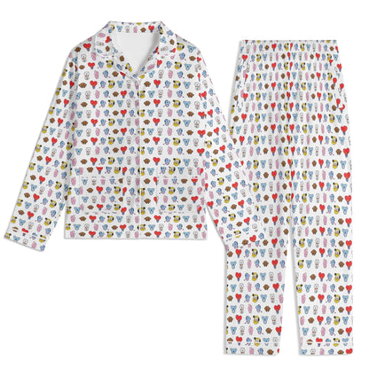 BT21 Unisex Long Sleeve Adult PJs - Immediate Shipping! Size XL - Beyond The Shoppe