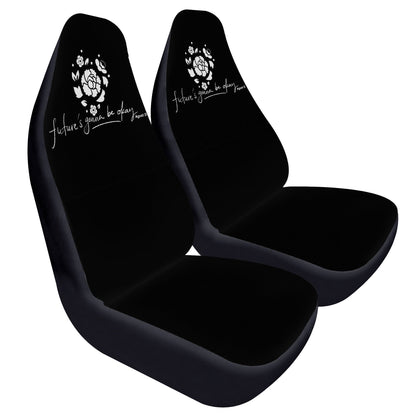 BTS Agust D - Suga Car Seat Microfiber Covers - Future's gonna be okay - Set of 2 - BTS car seat covers - Bangtan car accessories ARMY - Beyond The Shoppe