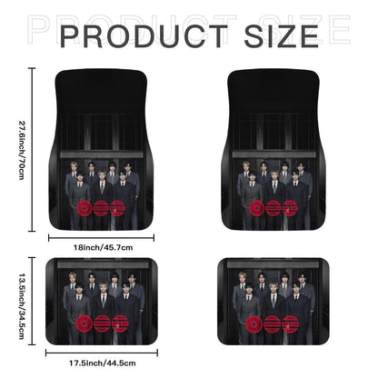 BTS Arirang Car Floor Mats - Car Accessories - Kpop car mats - (Set of 4 - 2 Front & 2 Rear) - Beyond The Shoppe