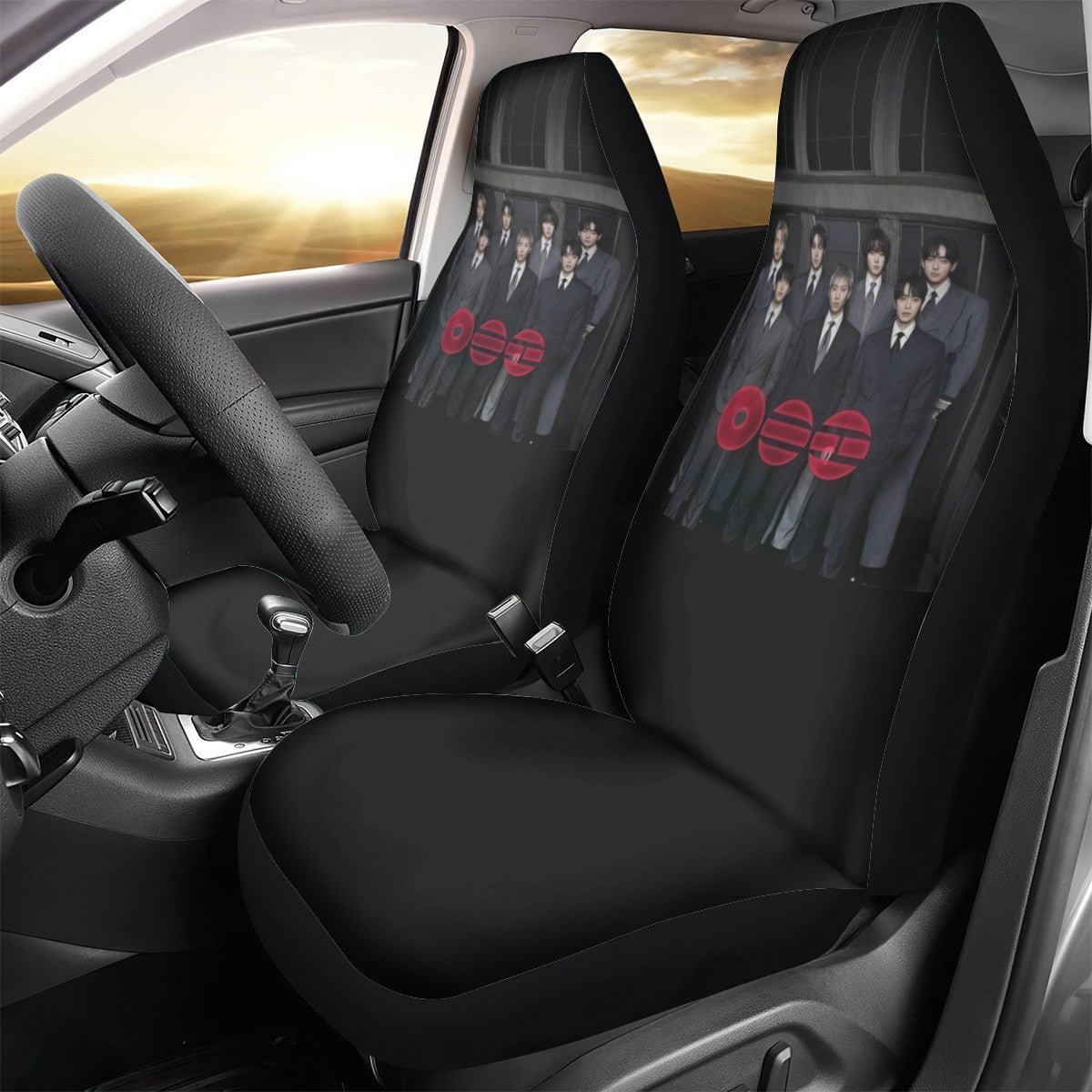 BTS Arirang Car Seat Microfiber Covers - Set of 2 - KPop car accessories - Beyond The Shoppe