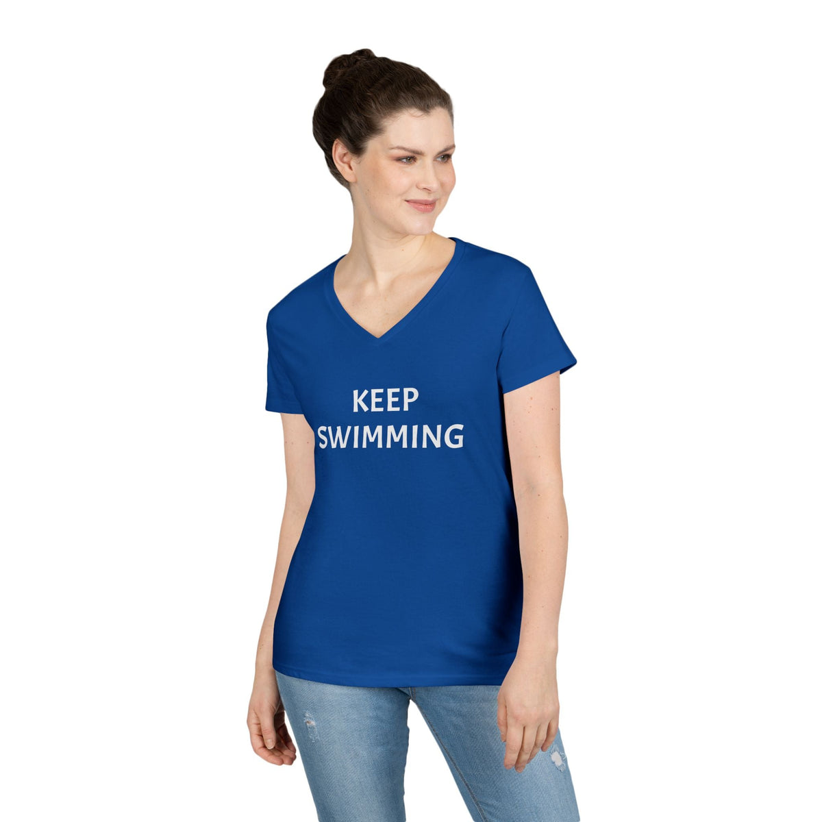 BTS Arirang - Keep Swimming Women's Short Sleeve V - Neck T-Shirt - Great KPop gift! - Beyond The Shoppe