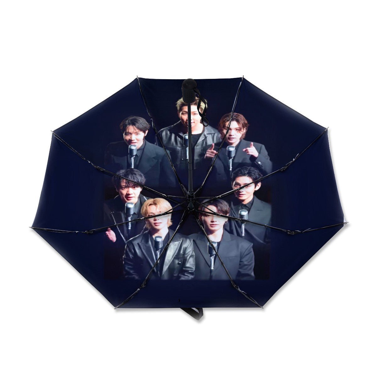 BTS Arirang OT7 Automatic opening umbrella - Kpop for rainy weather and protection from weather - Beyond The Shoppe