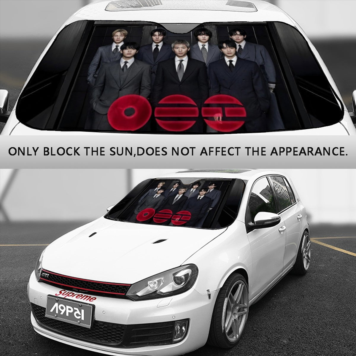 BTS Arirang Sun Shade - Windshield Cover - KPop Themed - Great gift! Car Window Shield - Windshield Protector - Beyond The Shoppe