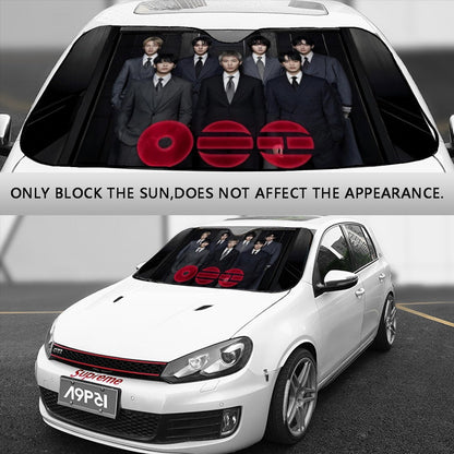 BTS Arirang Sun Shade - Windshield Cover - KPop Themed - Great gift! Car Window Shield - Windshield Protector - Beyond The Shoppe