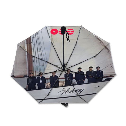 BTS Arirang SWIM Automatic opening umbrella - Kpop for rainy weather and protection from weather - Beyond The Shoppe