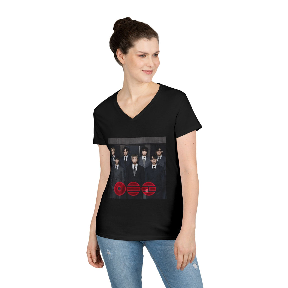 BTS Arirang Women's Short Sleeve V - Neck T-Shirt - Great KPop gift! - Beyond The Shoppe