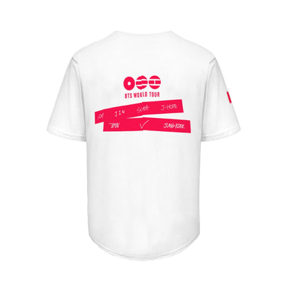 BTS ARIRANG WORLD TOUR Breathable Adult Baseball Jersey - Beyond The Shoppe