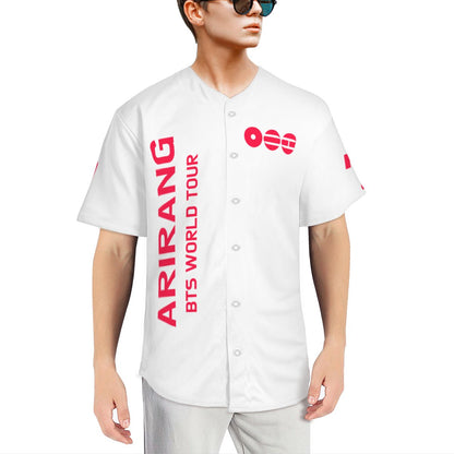 BTS ARIRANG WORLD TOUR Breathable Adult Baseball Jersey - Beyond The Shoppe