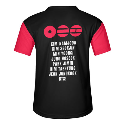 BTS ARIRANG WORLD TOUR Breathable Adult Baseball Jersey - Black - Beyond The Shoppe