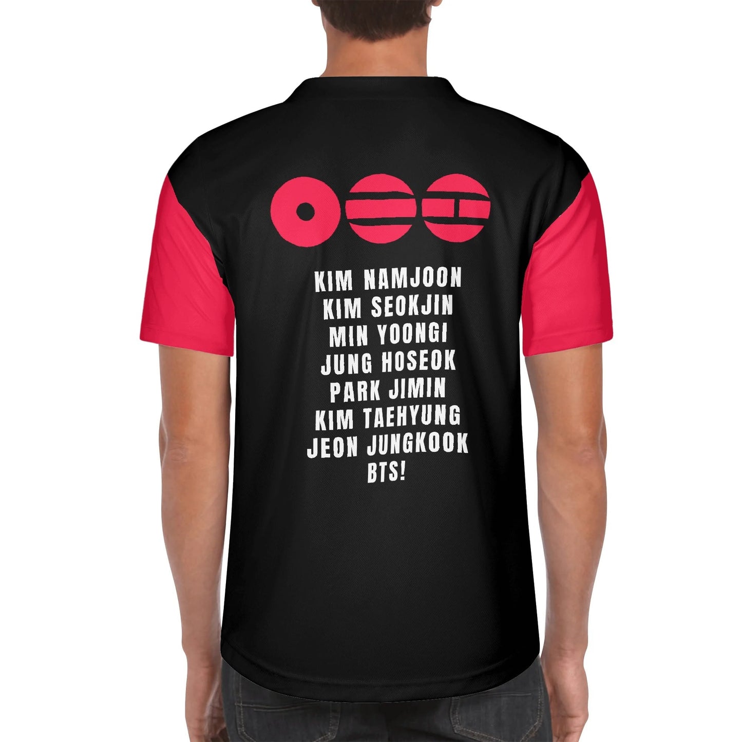 BTS ARIRANG WORLD TOUR Breathable Adult Baseball Jersey - Black - Beyond The Shoppe