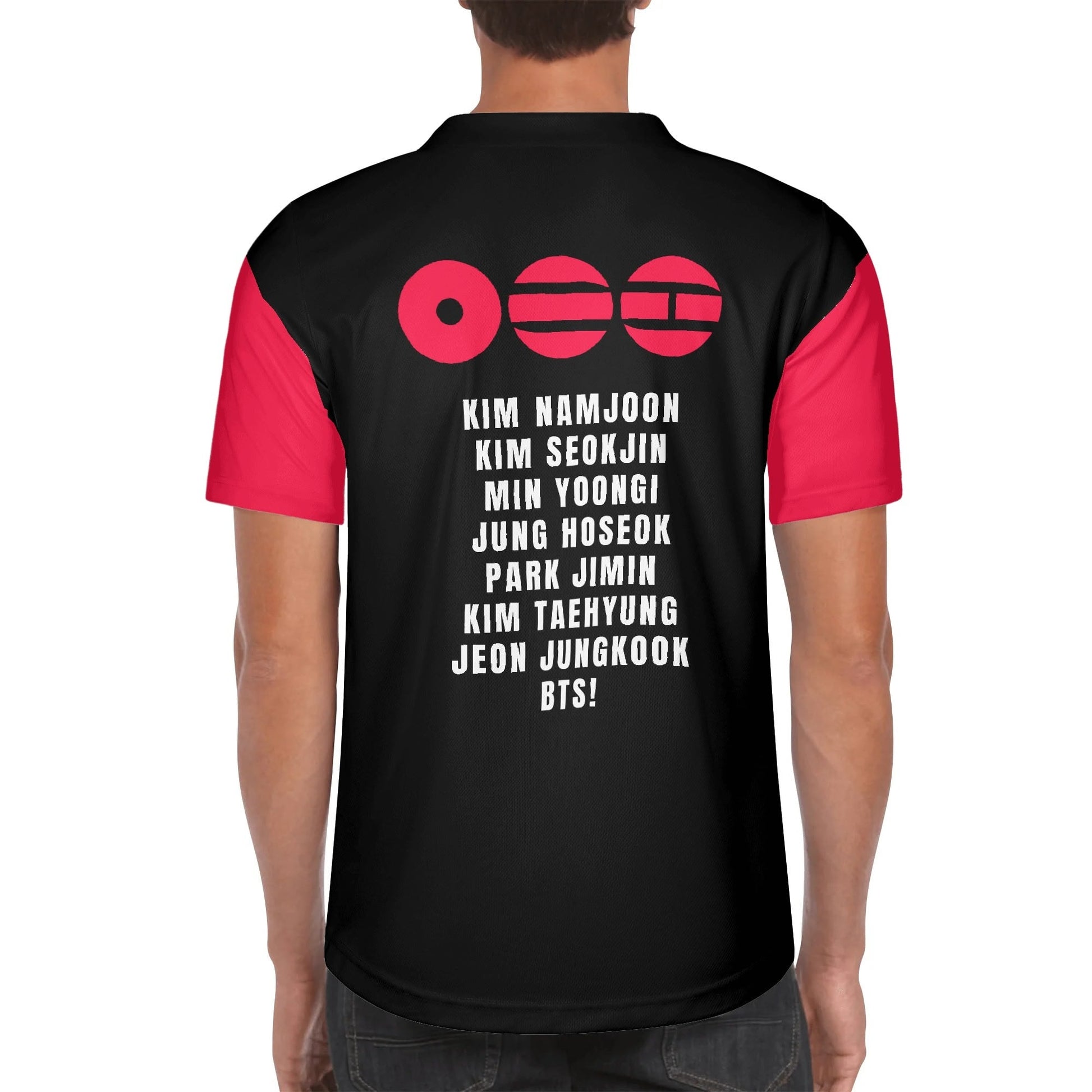 BTS ARIRANG WORLD TOUR Breathable Adult Baseball Jersey - Black - Beyond The Shoppe