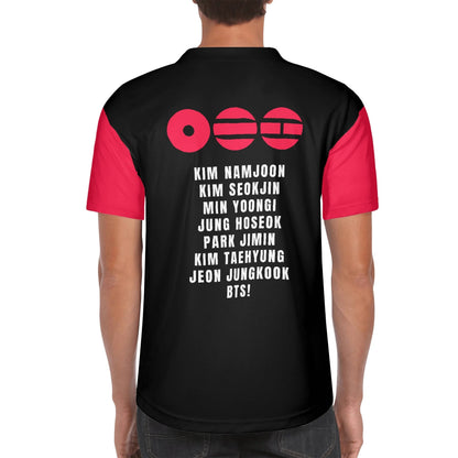 BTS ARIRANG WORLD TOUR Breathable Adult Baseball Jersey - Black - Beyond The Shoppe