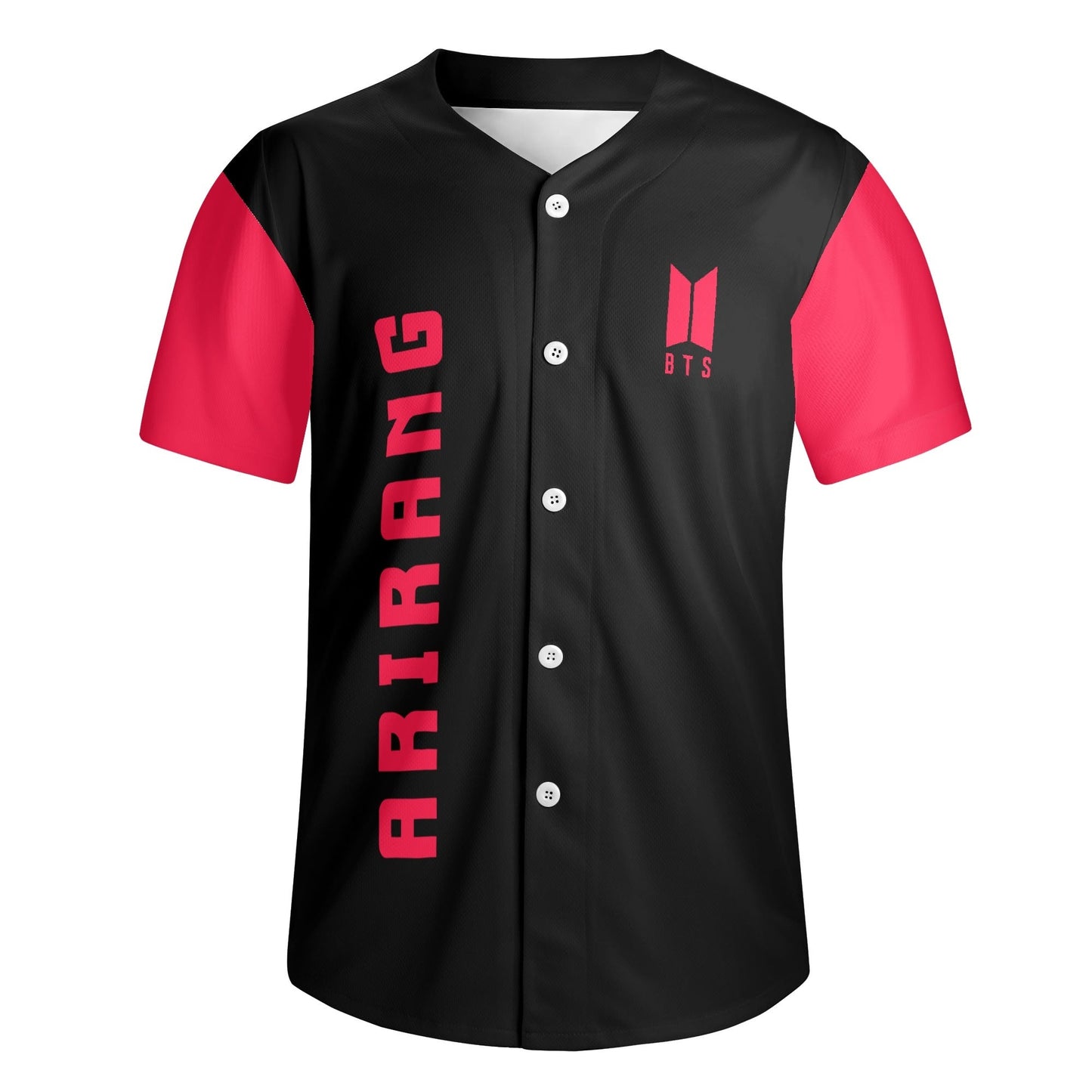BTS ARIRANG WORLD TOUR Breathable Adult Baseball Jersey - Black - Beyond The Shoppe