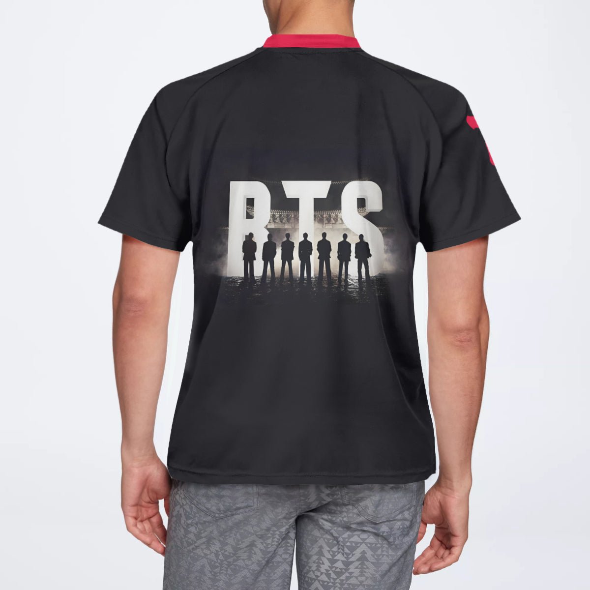 BTS ARIRANG WORLD TOUR Breathable Adult Baseball Jersey - Black - Beyond The Shoppe