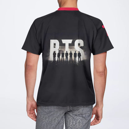BTS ARIRANG WORLD TOUR Breathable Adult Baseball Jersey - Black - Beyond The Shoppe