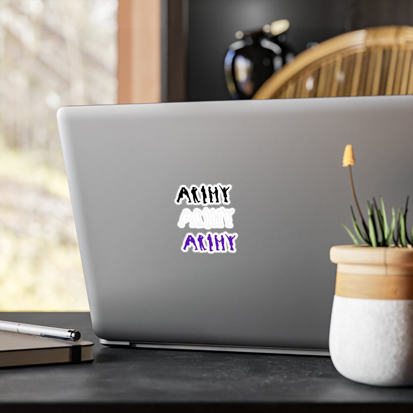 BTS ARMY Silhouette - 3 Colors! Vinyl Decals, Fun Stickers - Water, UV and Scratch Resistant! - Beyond The Shoppe