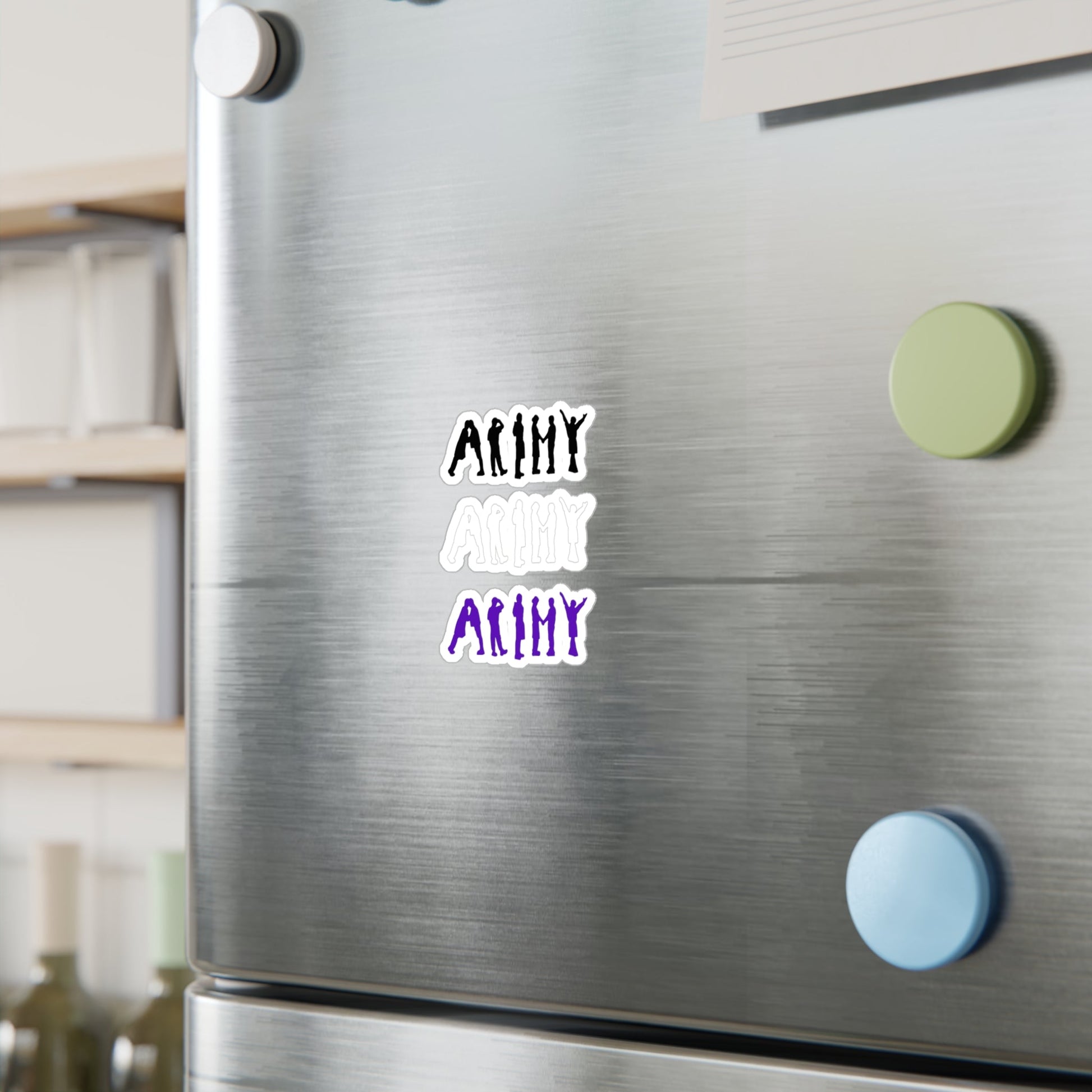 BTS ARMY Silhouette - 3 Colors! Vinyl Decals, Fun Stickers - Water, UV and Scratch Resistant! - Beyond The Shoppe