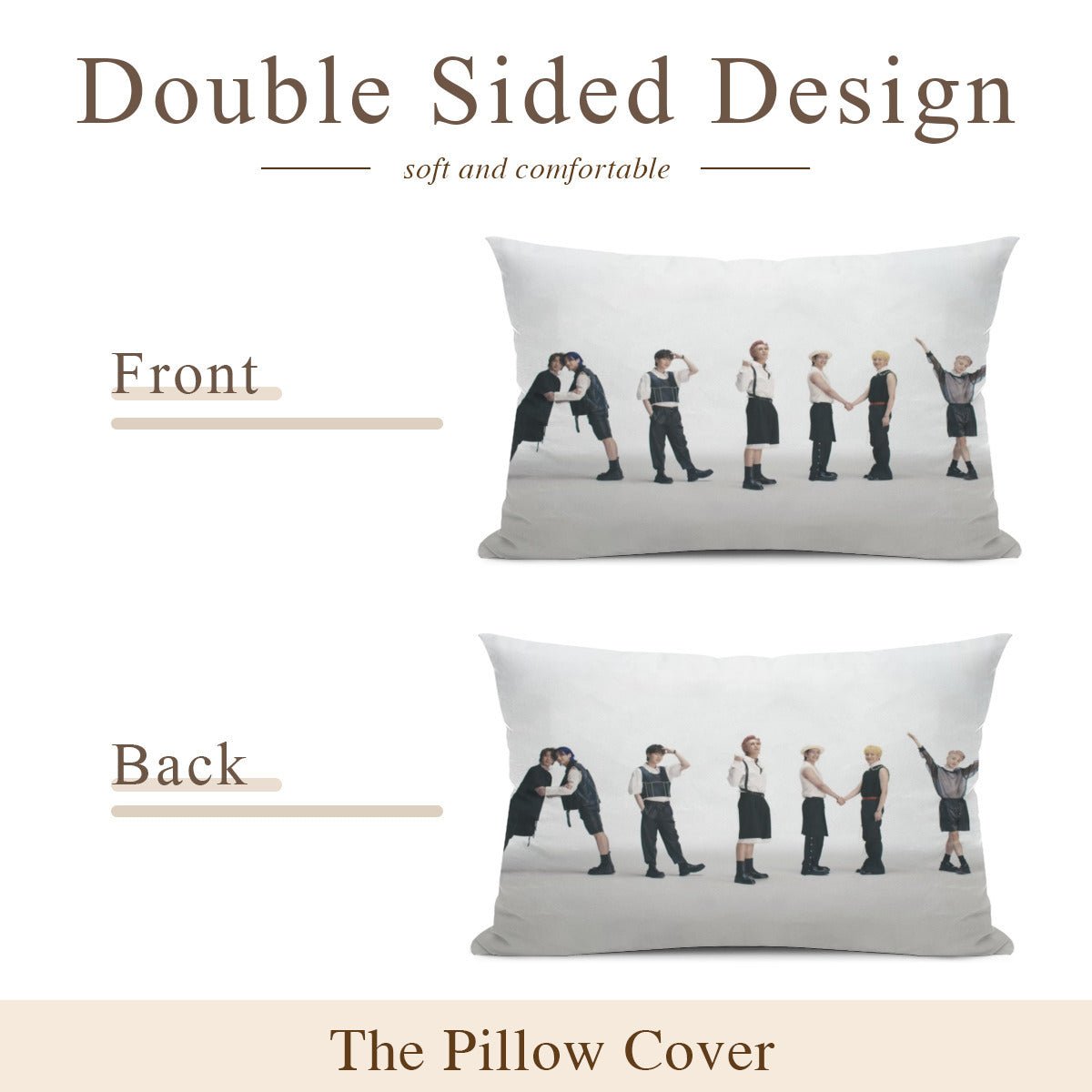 BTS ARMY themed Pillow sham - double sided pillow case - Pillowcase! Great KPOP Gift! - Beyond The Shoppe