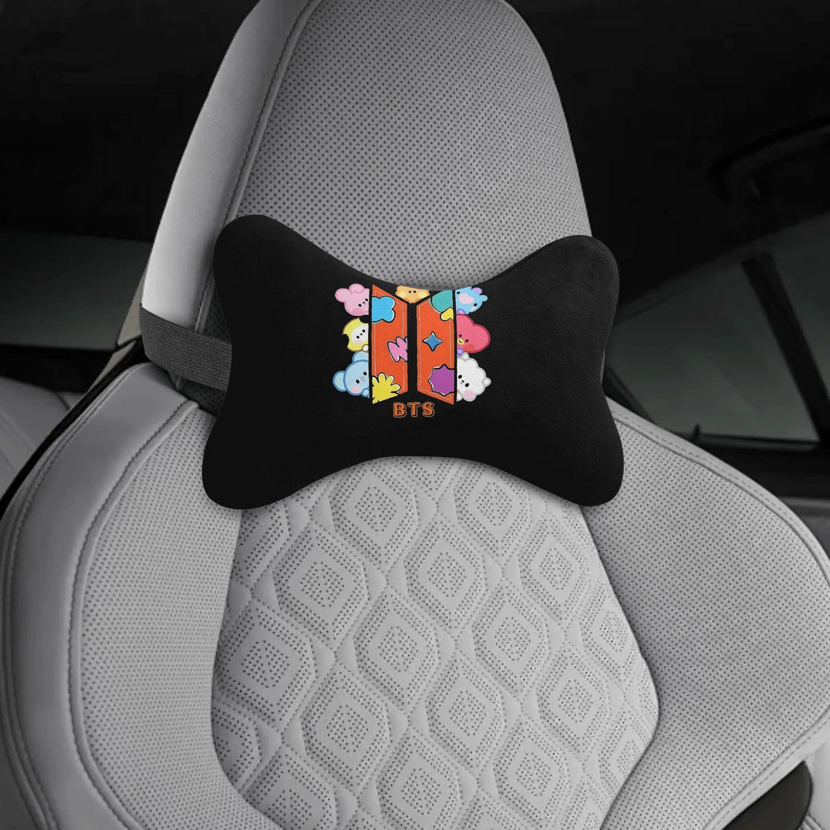 BTS - Baby BT21 Characters & Logo Car Headrest Pillow - Beyond The Shoppe