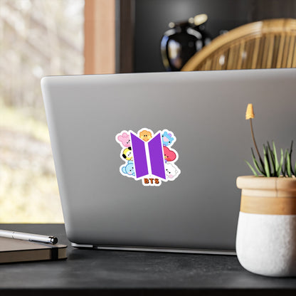 BTS - Baby BT21 Characters & Logo Vinyl Decals, Fun Stickers - Water, UV and Scratch Resistant! - Beyond The Shoppe