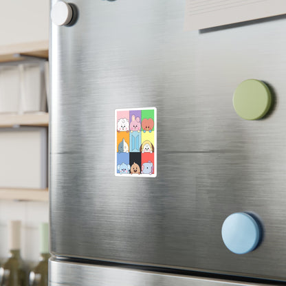 BTS - Baby BT21 Squares! Vinyl Decals, Fun Stickers - Water, UV and Scratch Resistant! - Beyond The Shoppe