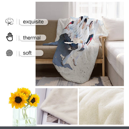 BTS Best is Yet To Come Flannel Breathable Blanket 4 Sizes! Blanket Throw - Beyond The Shoppe