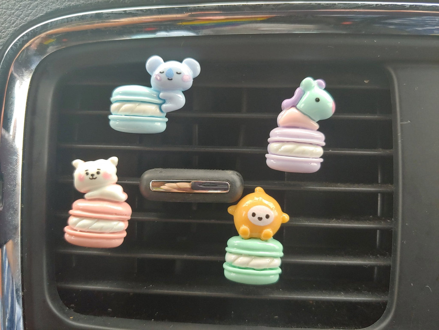 BTS BT12 AC Vent Clips - BTS Car Decoration - BTS AC Clips - BT21 - Beyond The Shoppe