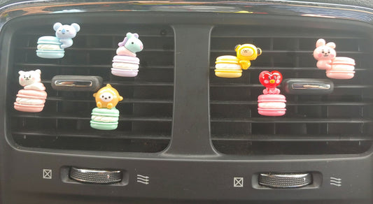 BTS BT12 AC Vent Clips - BTS Car Decoration - BTS AC Clips - BT21 - Beyond The Shoppe