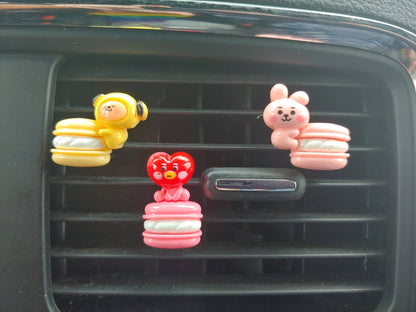 BTS BT12 AC Vent Clips - BTS Car Decoration - BTS AC Clips - BT21 - Beyond The Shoppe
