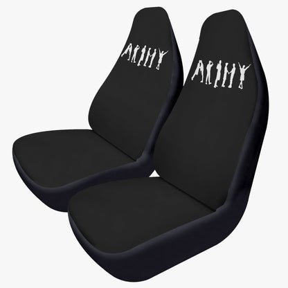 BTS BT21 Army Car Seat Microfiber Covers - Set of 2 - BTS car seat covers - Bangtan army car accessories - ARMY - Beyond The Shoppe