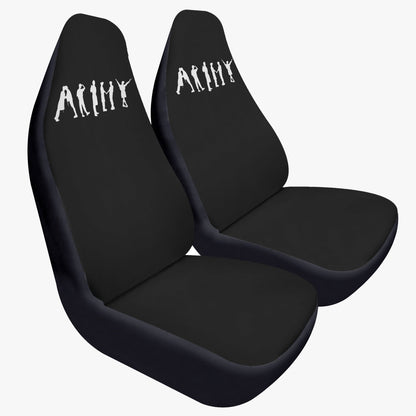 BTS BT21 Army Car Seat Microfiber Covers - Set of 2 - BTS car seat covers - Bangtan army car accessories - ARMY - Beyond The Shoppe