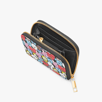 BTS BT21 Character Pattern Bifold Zipper Wallet K - Pop Merchandise - Great gift! - Beyond The Shoppe