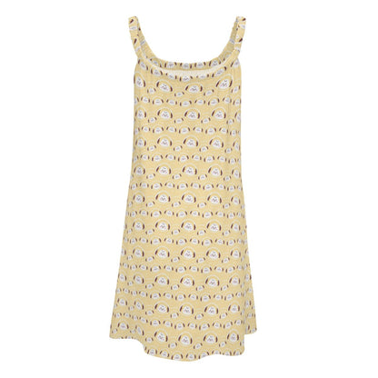 BTS BT21 Chimmy All - Over Print Women's Sleeveless Cami Dress - Beach Dress - Lounge Dress - Beyond The Shoppe