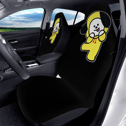BTS BT21 Chimmy Car Seat Microfiber Covers - Set of 2 - 8 Designs to choose from! BTS car seat covers - bangtan army car accessories - ARMY - Beyond The Shoppe