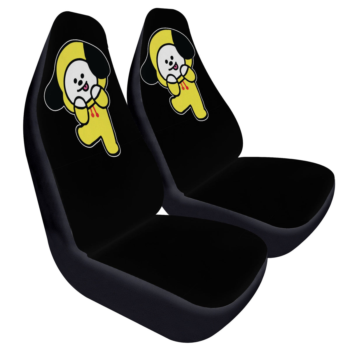 BTS BT21 Chimmy Car Seat Microfiber Covers - Set of 2 - 8 Designs to choose from! BTS car seat covers - bangtan army car accessories - ARMY - Beyond The Shoppe