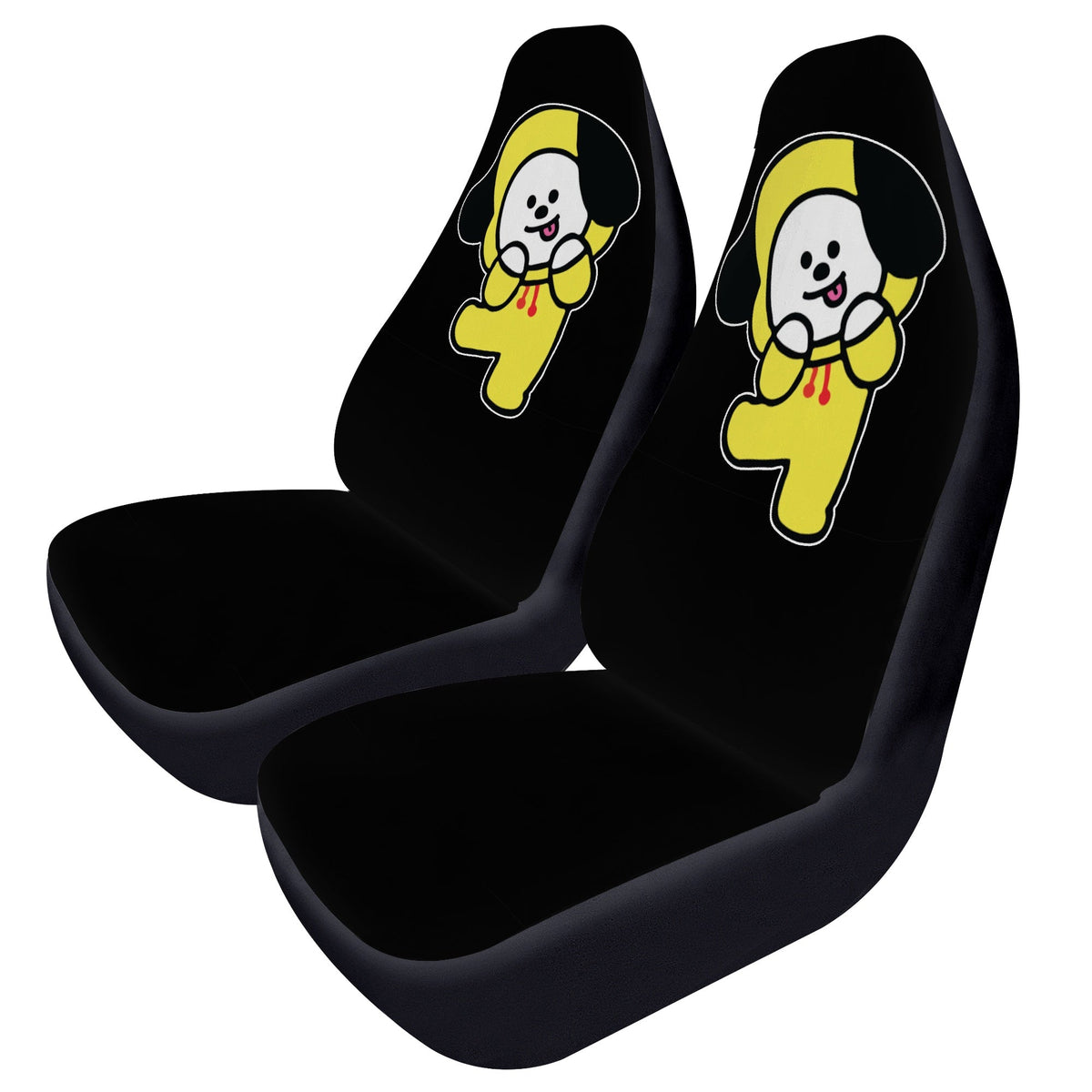 BTS BT21 Chimmy Car Seat Microfiber Covers - Set of 2 - 8 Designs to choose from! BTS car seat covers - bangtan army car accessories - ARMY - Beyond The Shoppe