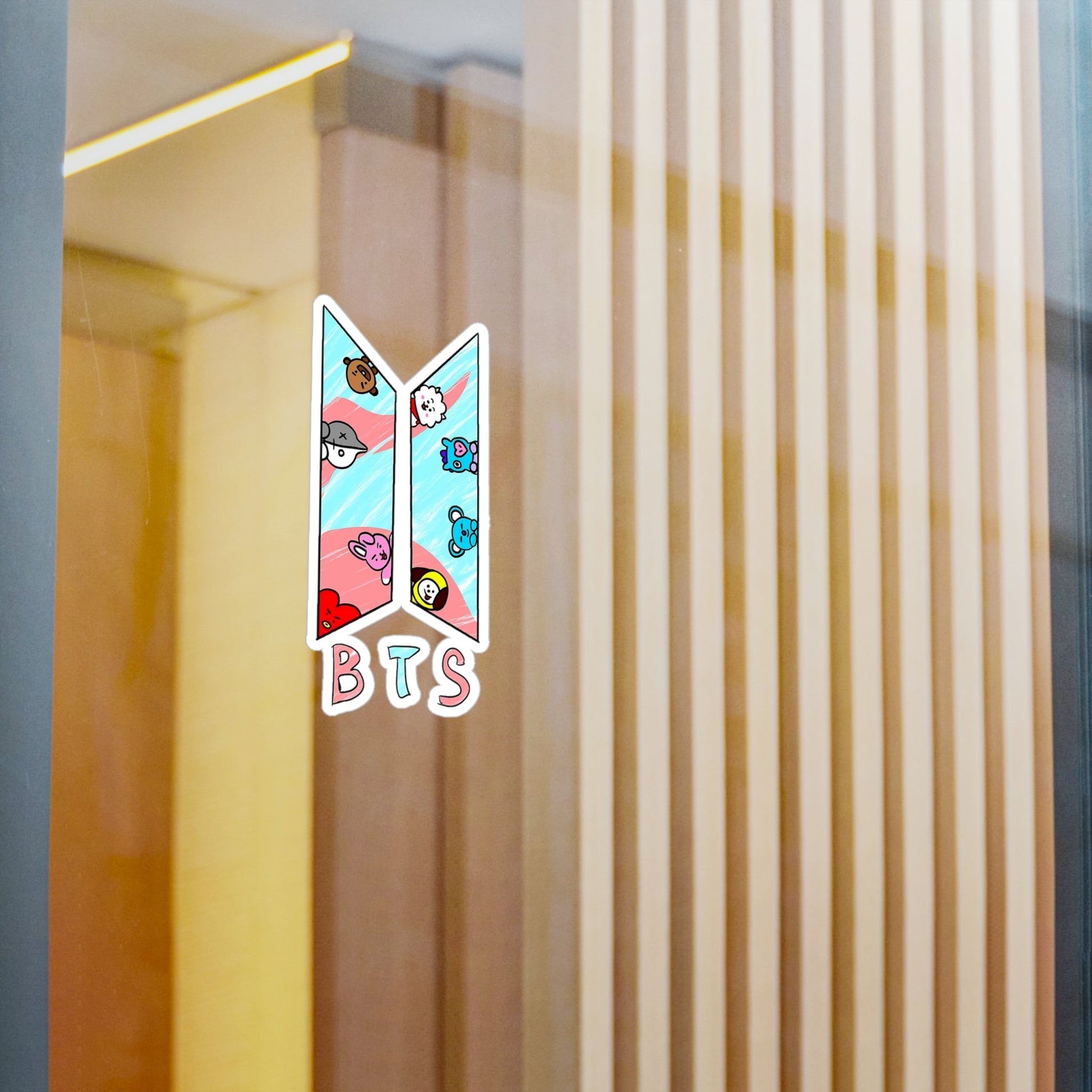 BTS BT21 Colorful Logo Vinyl Decals, Fun Stickers - Water, UV and Scratch Resistant! - Beyond The Shoppe