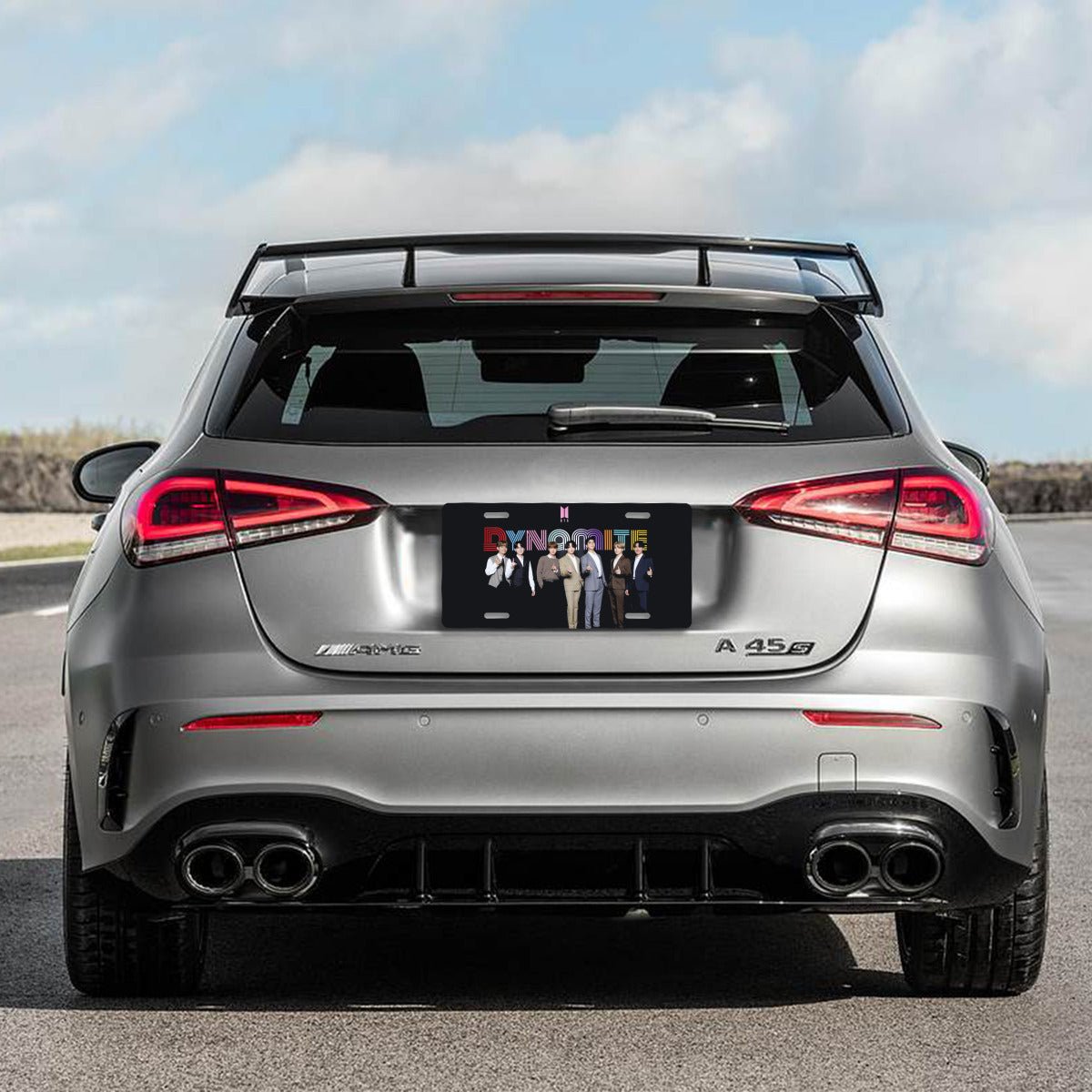 BTS Bt21 Dynamite vanity plate - BTS License Plate Frame - Army Bangtan car accessories - BTS Vanity plate - Dynamite Vanity Plate - Beyond The Shoppe