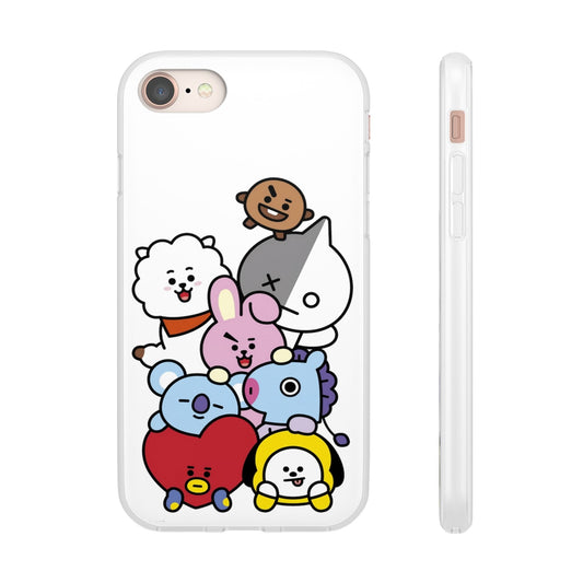 BTS BT21 Gang Cell Phone Case - iPhone, Samsung and Custom Covers - K - Pop Phone Covers, Gifts for Fans, Stylish Cell Phone Accessories - Beyond The Shoppe