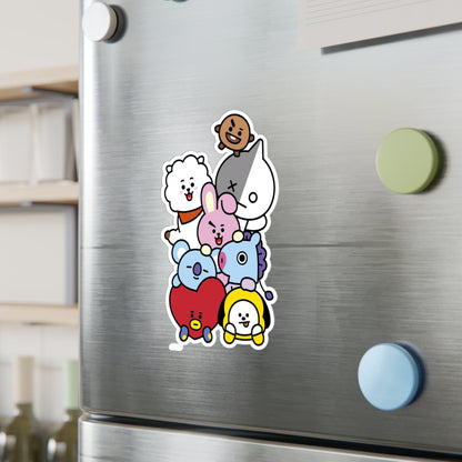 BTS - BT21 Gang is all here! Vinyl Decals, Fun Stickers - Water, UV and Scratch Resistant! - Beyond The Shoppe