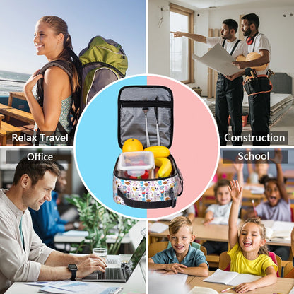 BTS BT21 Insulated Lunch Bag - Great for picnics, school or the office! Great kpop gift! - Beyond The Shoppe