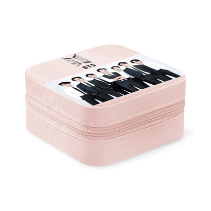 BTS BT21 Jewelry Box - BTS accessories - bts jewelry - bts travel jewelry box - Jewelry organizer - BTS Army gift - Beyond The Shoppe