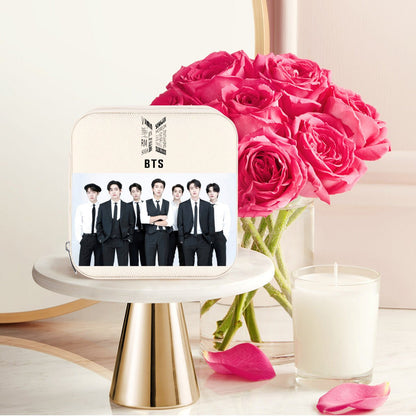 BTS BT21 Jewelry Box - BTS accessories - bts jewelry - bts travel jewelry box - Jewelry organizer - BTS Army gift - Beyond The Shoppe