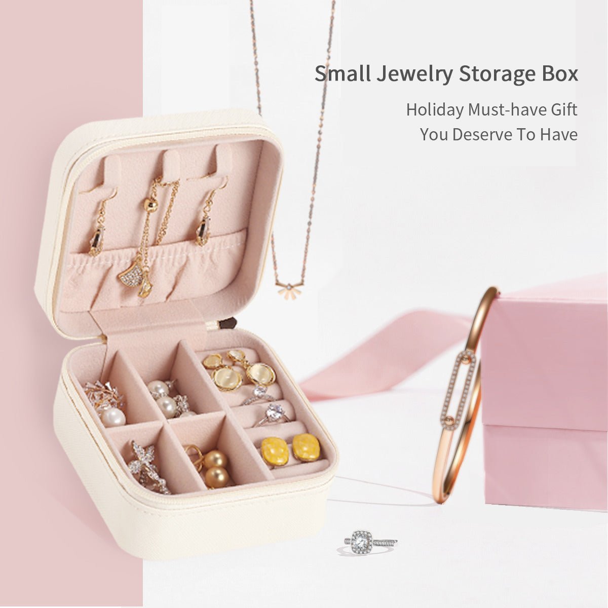 BTS BT21 Jewelry Box - Jewelry Organizer - 5 Colors! BTS accessories - bts jewelry - bts travel jewelry box - Jewelry organizer - Army gift - Beyond The Shoppe