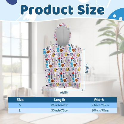 BTS BT21 Kids Hooded Towel! Great for bath time, the pool or beach! - Beyond The Shoppe