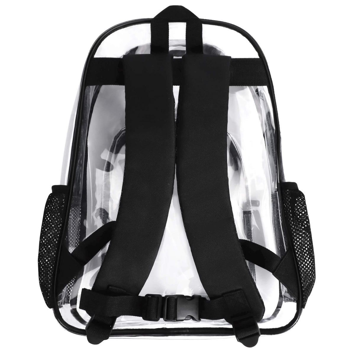 BTS BT21 Logo Series Clear Backpack - clear transparent see through bag bookbag carryall totes - Great for concerts, school, every day! - Beyond The Shoppe