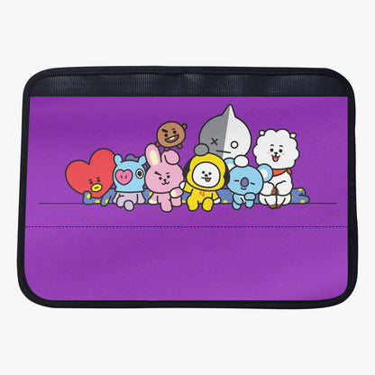 BTS BT21 Purple Car Seat Belt Cover - Choose 1 pc or 2 pc/set - Car accessories and decorations - Beyond The Shoppe