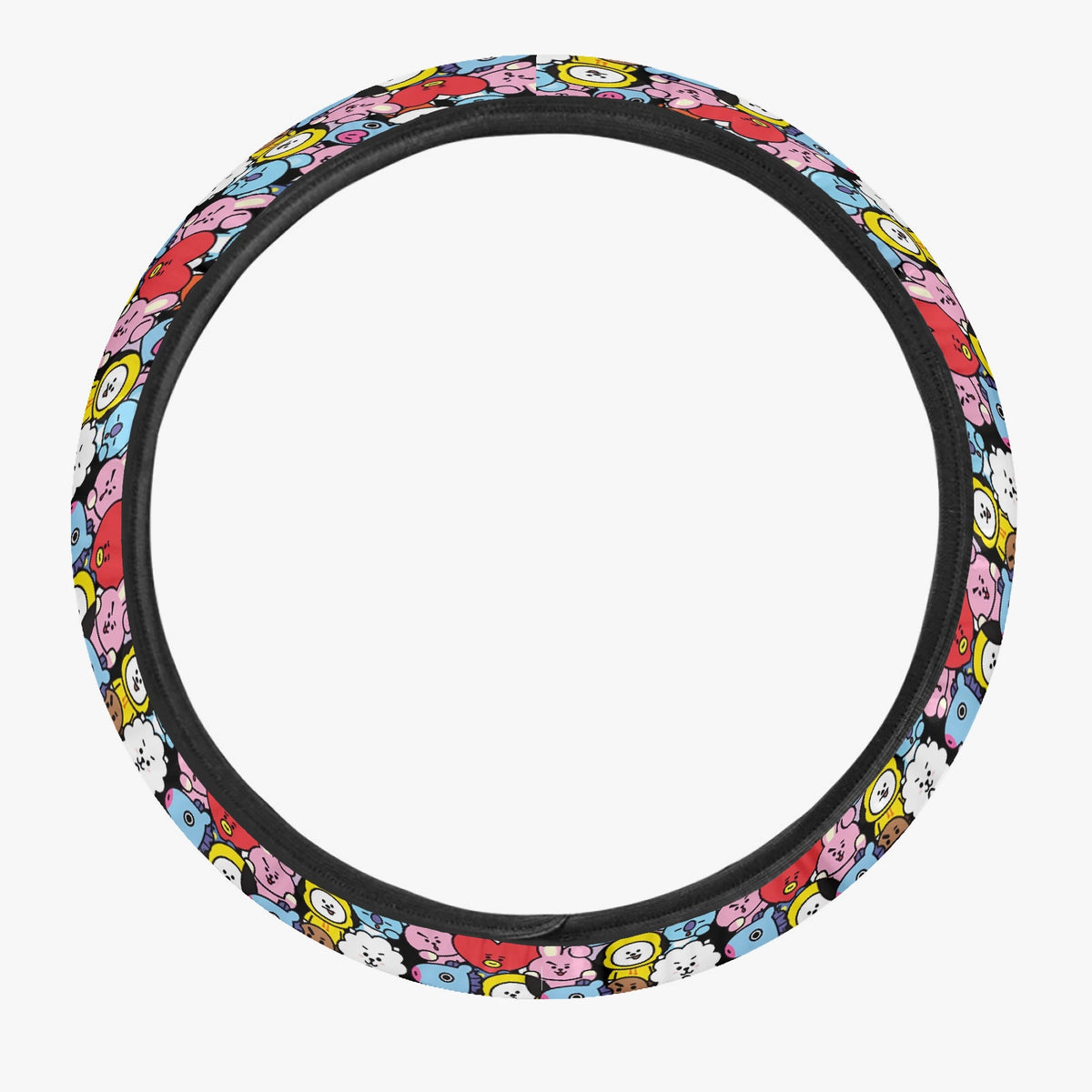 BTS BT21 Steering Wheel Cover - BT21 pattern - Great BTS car accessory - BTS gift - bts army - bts car accessories - Beyond The Shoppe